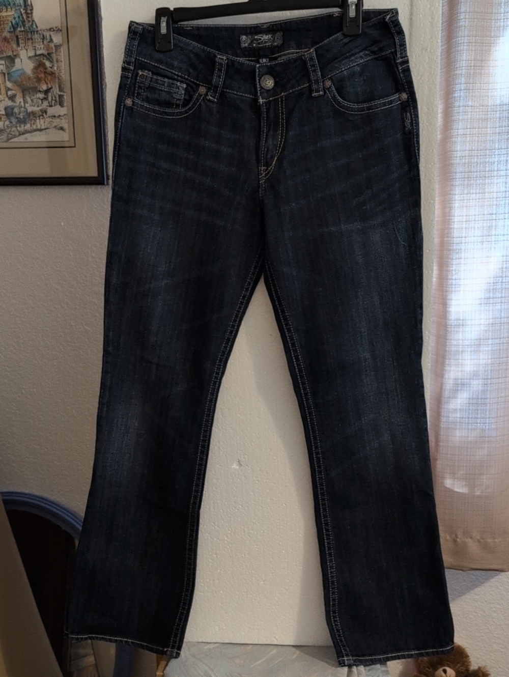 Silver Jeans Dark Blue Boot Cut Women's Jeans